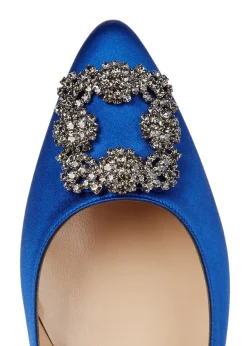 Hangisi 10 silk-satin flats