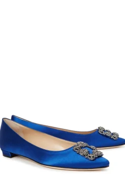 Hangisi 10 silk-satin flats