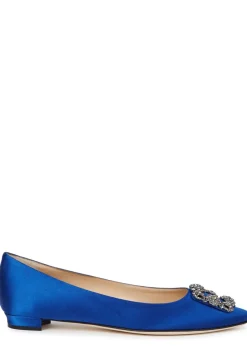 Hangisi 10 silk-satin flats