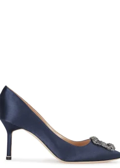 Hangisi 75 silk-satin pumps