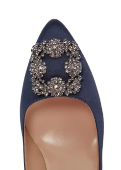 Hangisi 75 silk-satin pumps