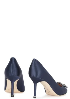 Hangisi 75 silk-satin pumps