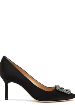Hangisi 75 silk-satin pumps