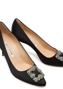 Hangisi 75 silk-satin pumps
