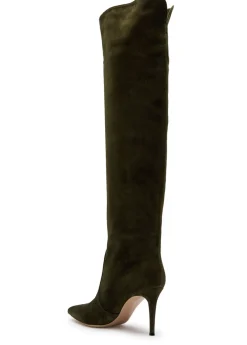 Hansen suede over-the-knee boots