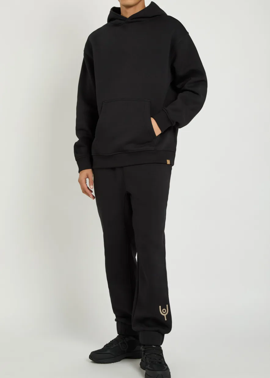 Harcourt hooded cotton-blend sweatshirt