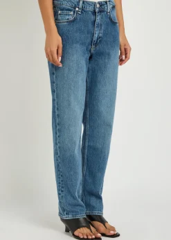 Harlow ankle straight-leg jeans