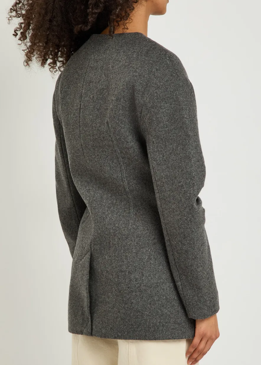 Harlow fitted wool jacket