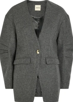 Harlow fitted wool jacket