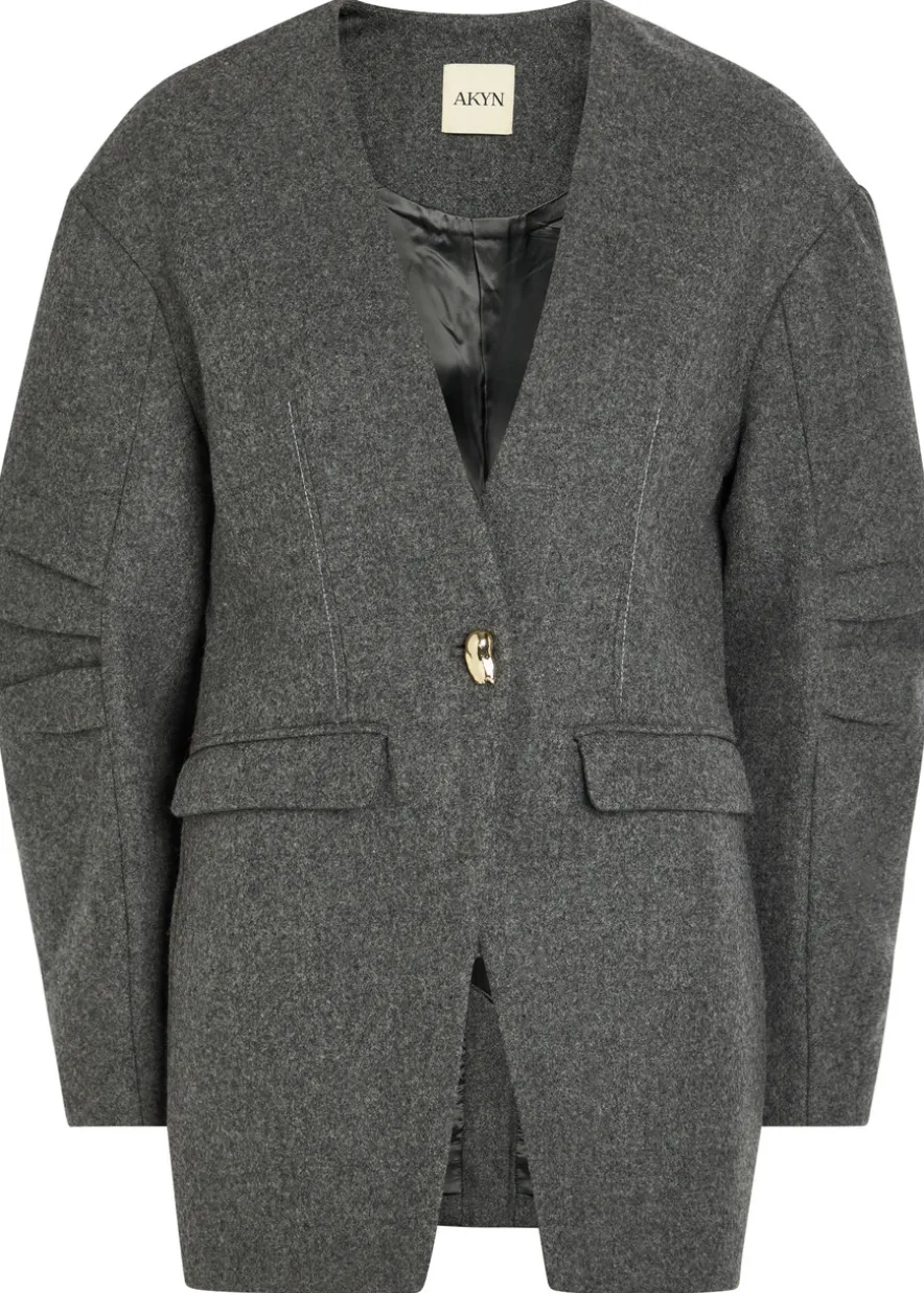 Harlow fitted wool jacket