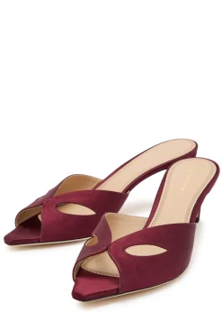 Harlow Mask 55 satin mules