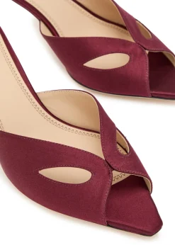 Harlow Mask 55 satin mules