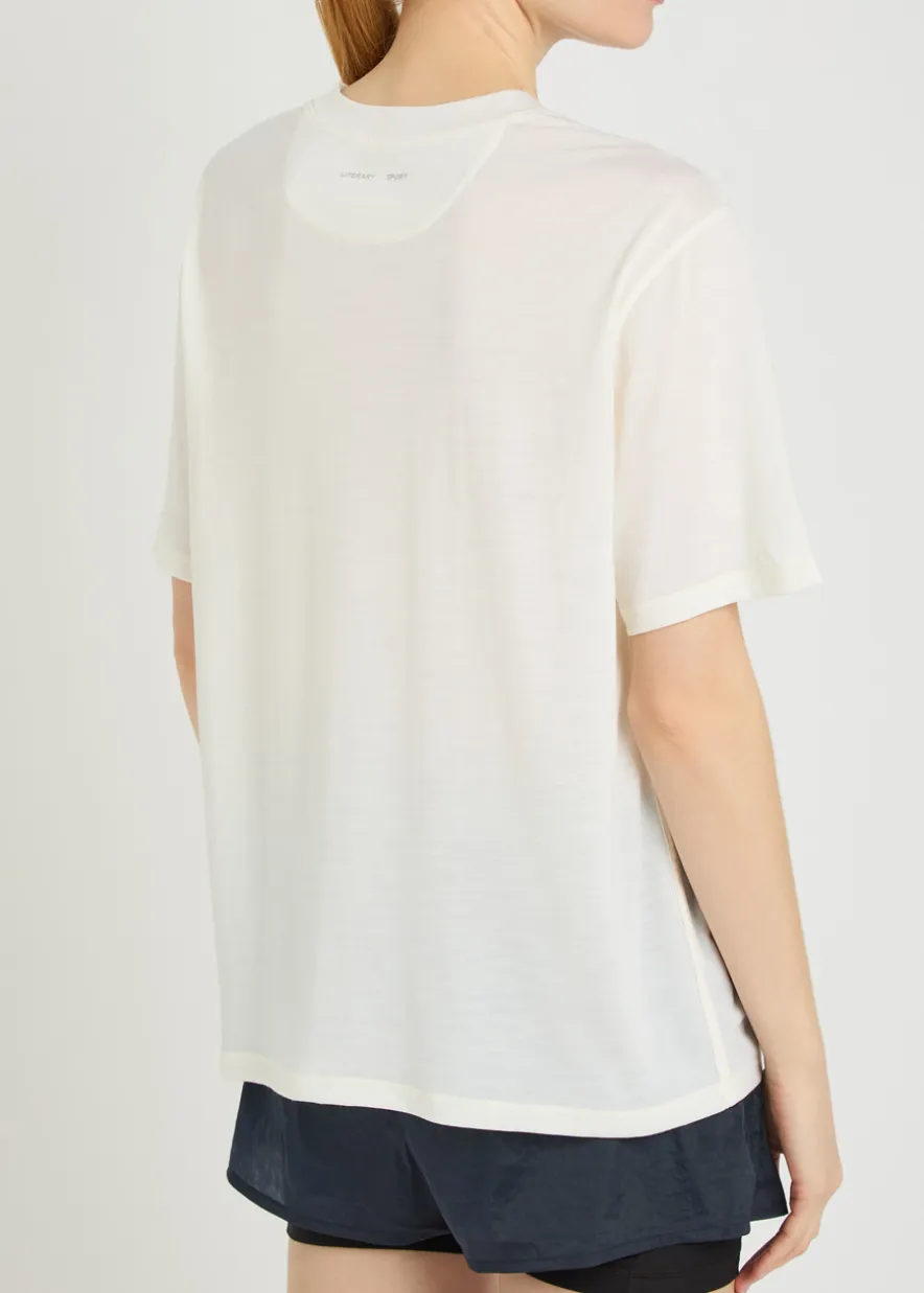 Harper wool-blend T-shirt