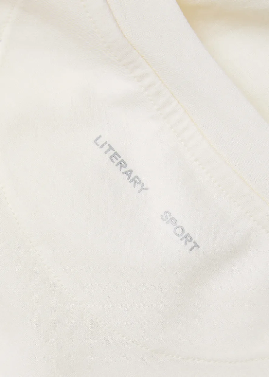 Harper wool-blend T-shirt