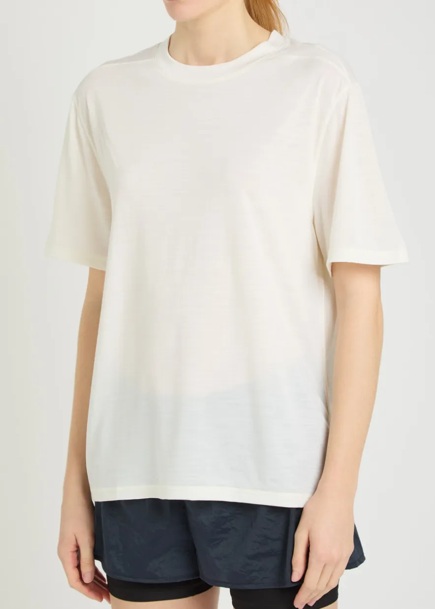 Harper wool-blend T-shirt