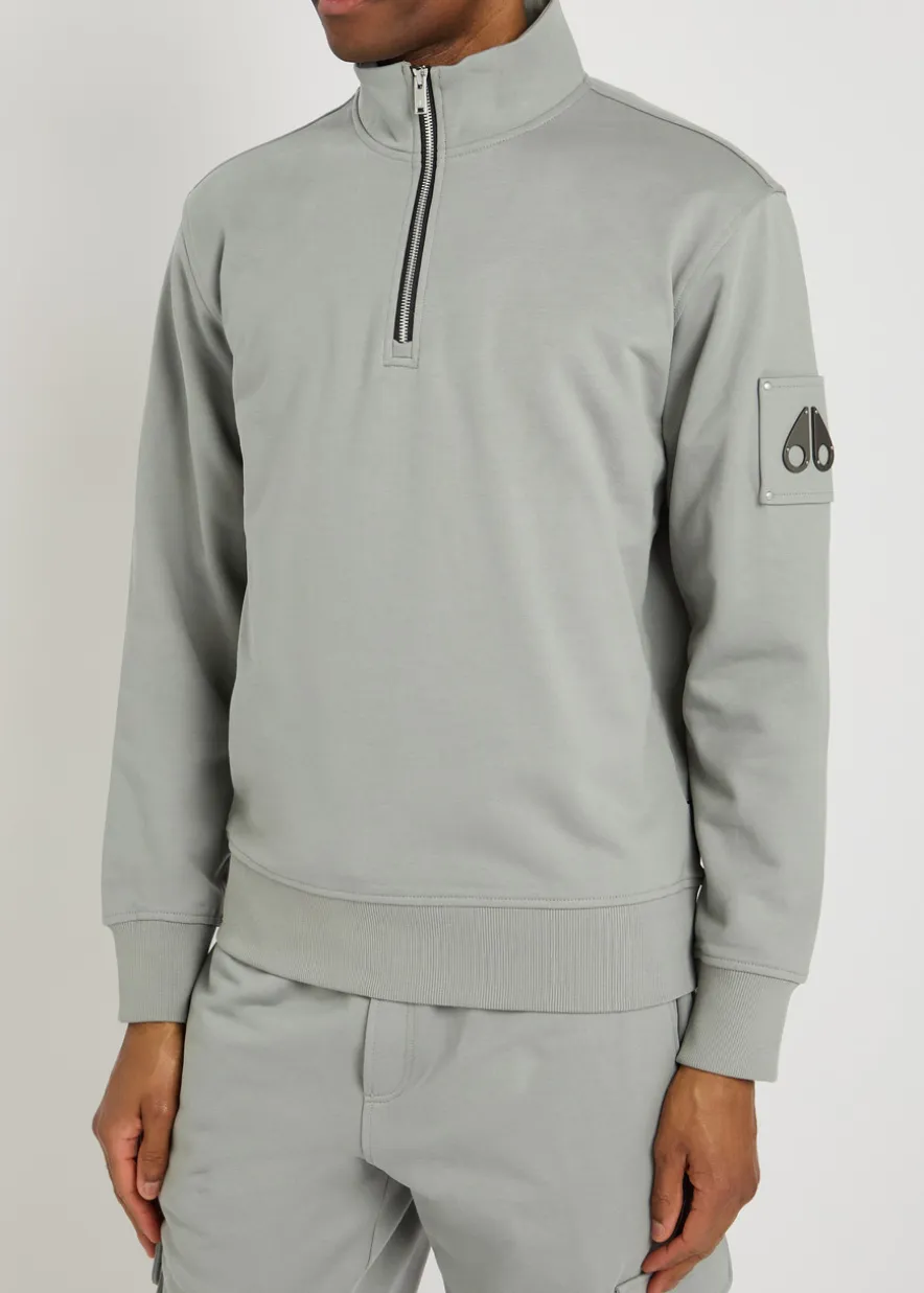 Hartsfield half-zip cotton sweatshirt