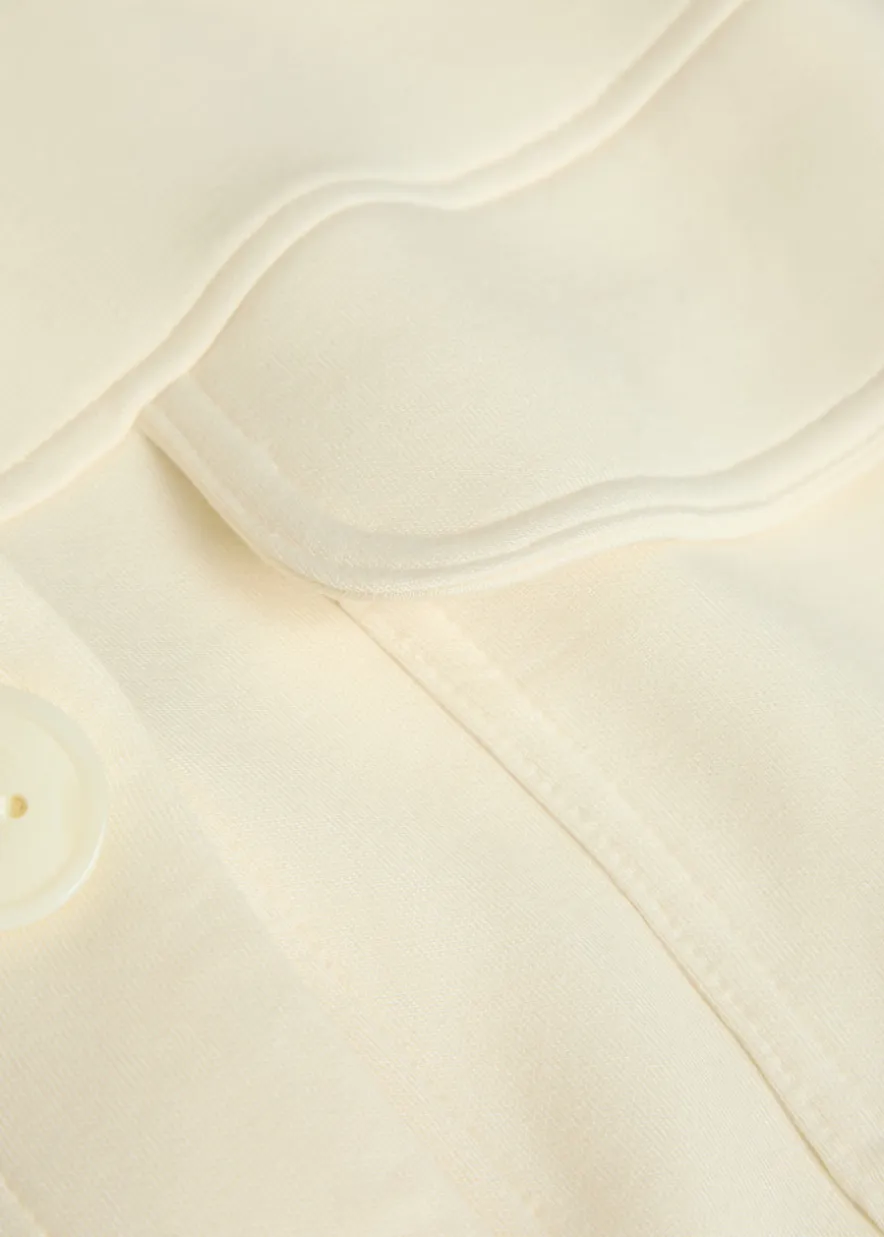 Hartwell button-through stretch-jersey cardigan