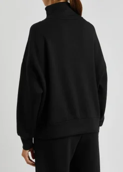 Hawley half-zip stretch-jersey sweatshirt