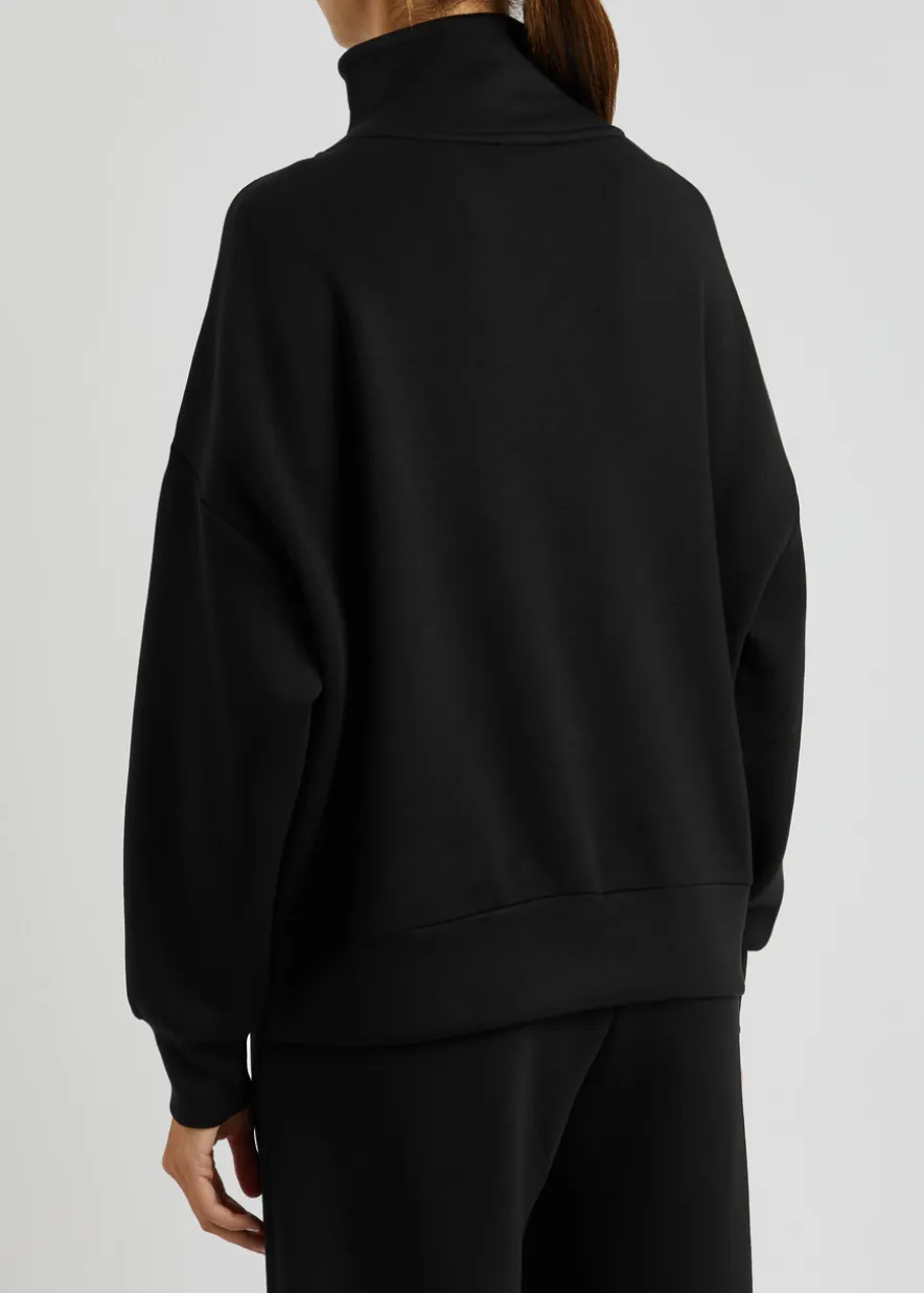 Hawley half-zip stretch-jersey sweatshirt