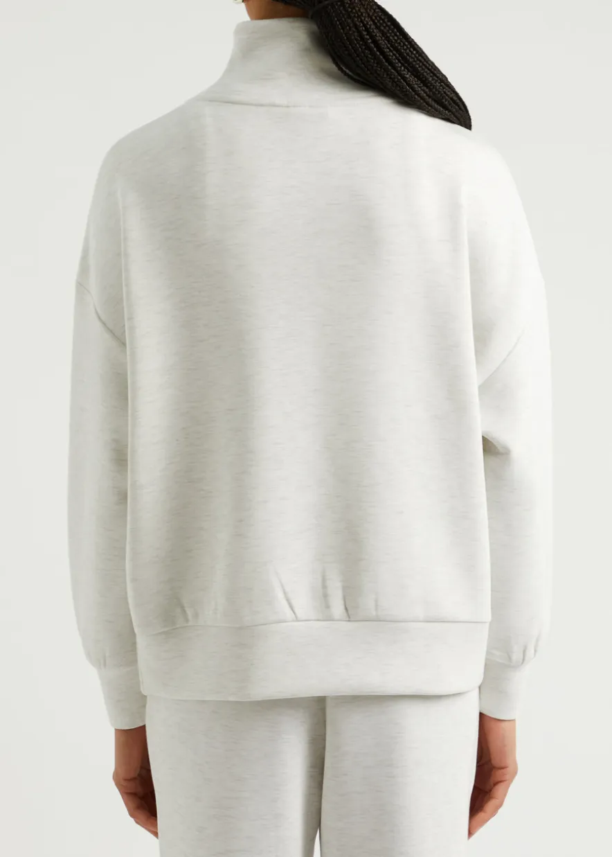 Hawley half-zip stretch-jersey sweatshirt