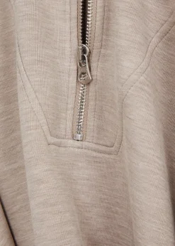 Hawley half-zip stretch-jersey sweatshirt