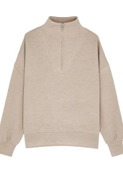 Hawley half-zip stretch-jersey sweatshirt
