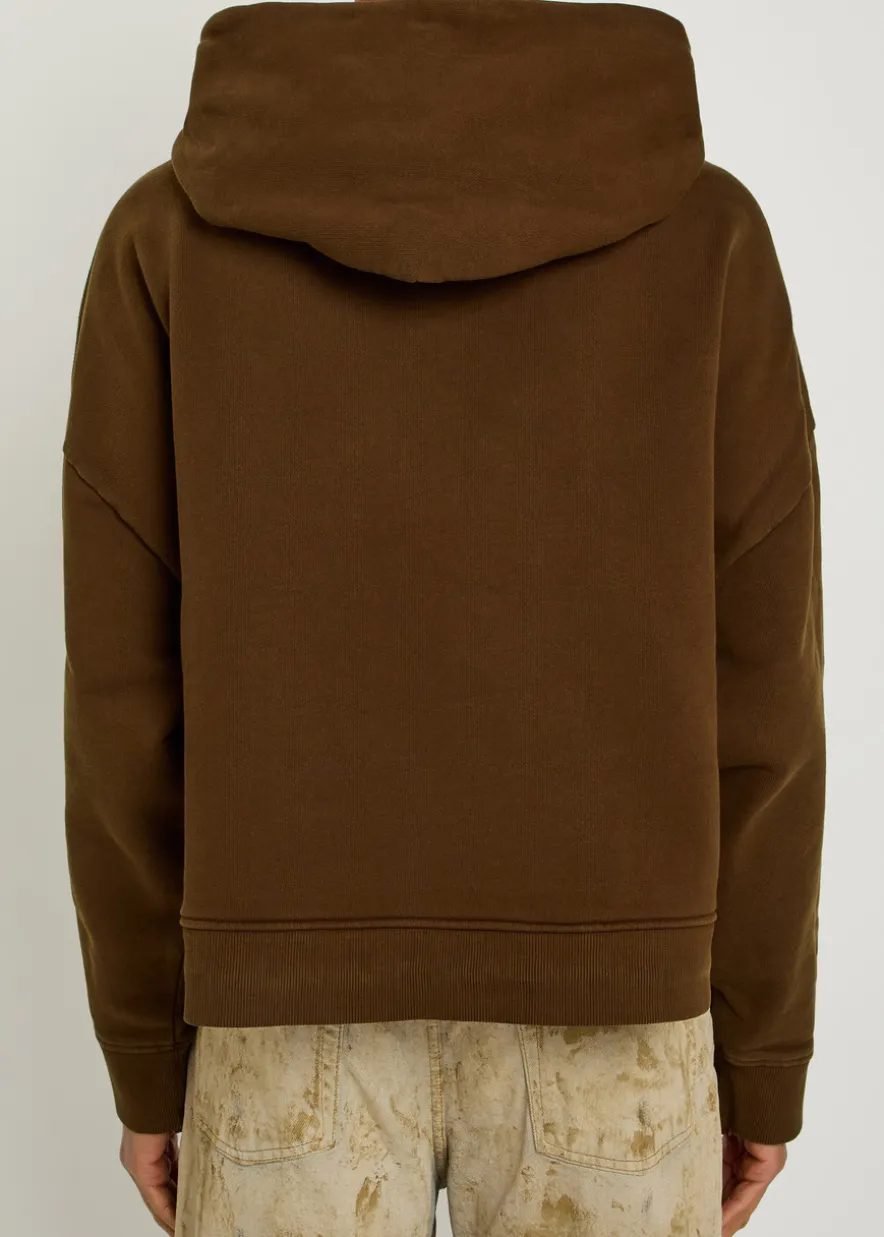 Heavy hooded cotton sweatshirt