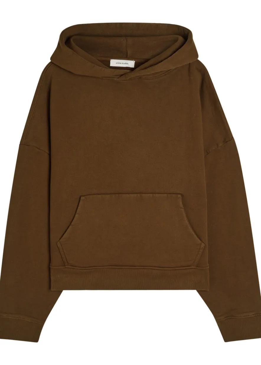 Heavy hooded cotton sweatshirt