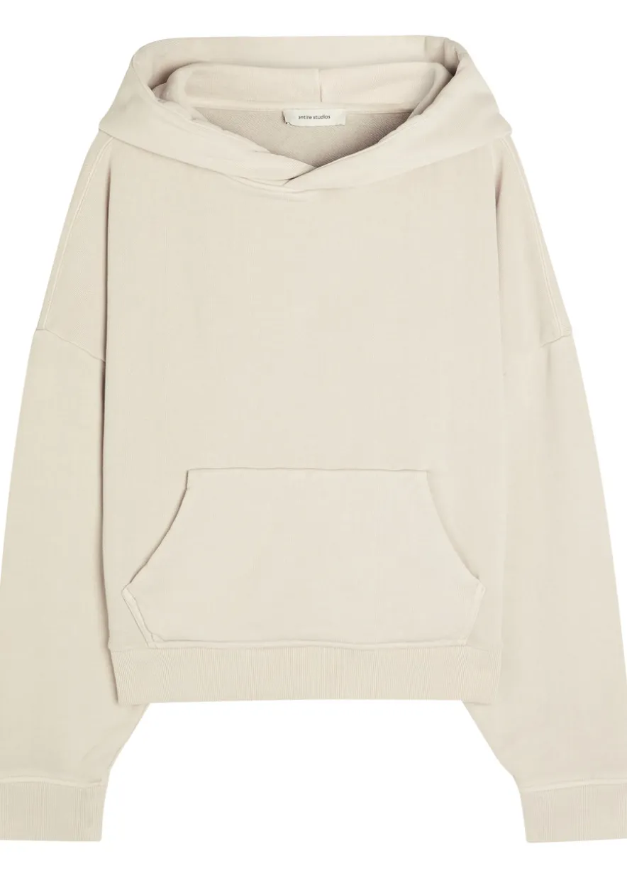Heavy hooded cotton sweatshirt