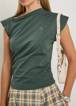 Hebo asymmetric cotton T-shirt