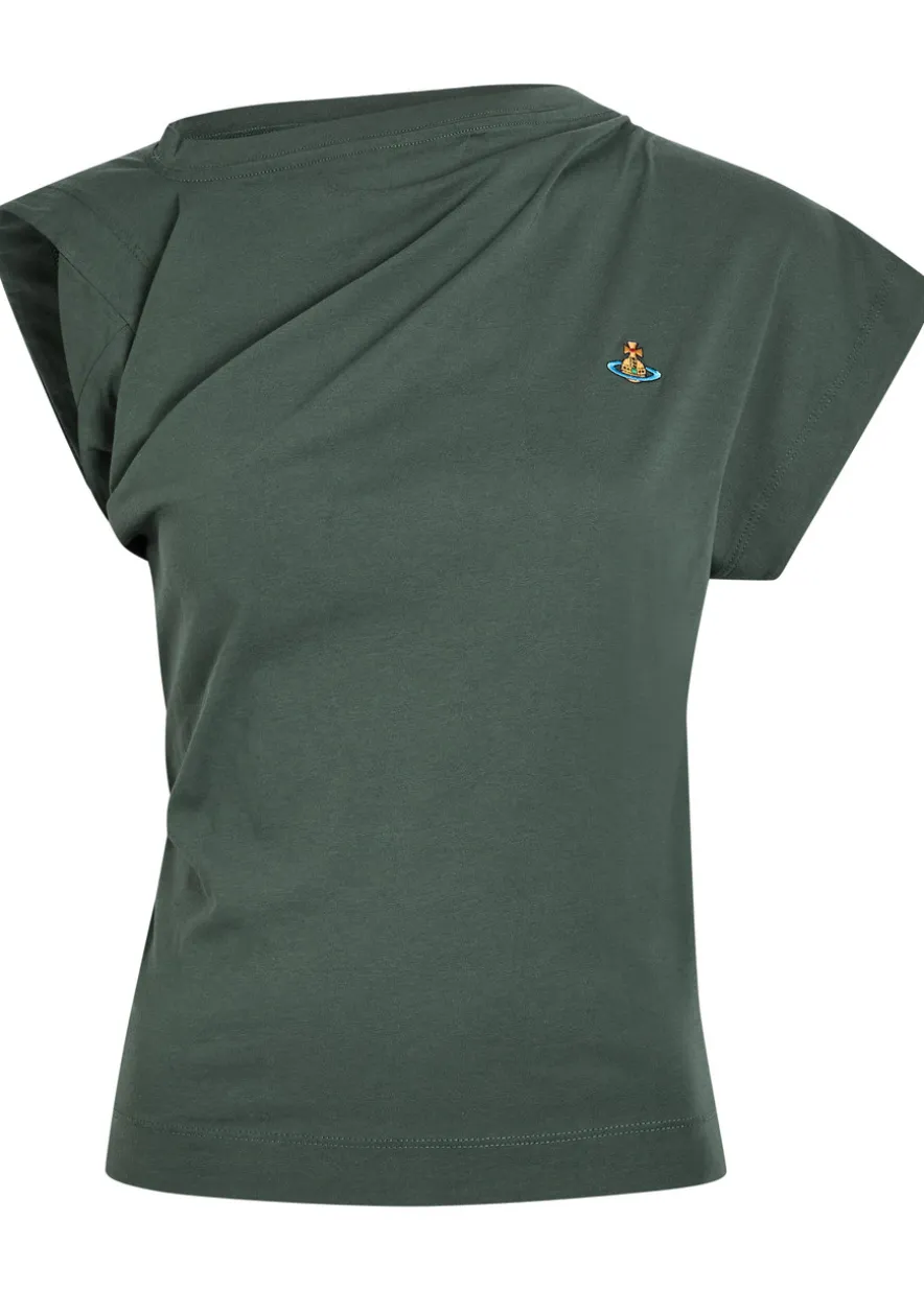 Hebo asymmetric cotton T-shirt