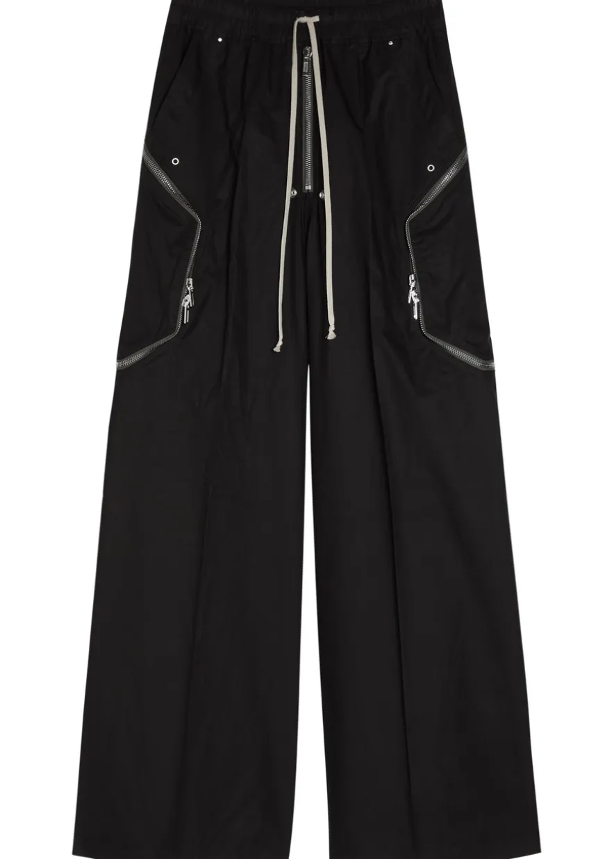 Heizer Belas wide-leg cotton cargo trousers
