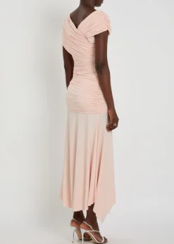 Hela ruched stretch-jersey midi dress