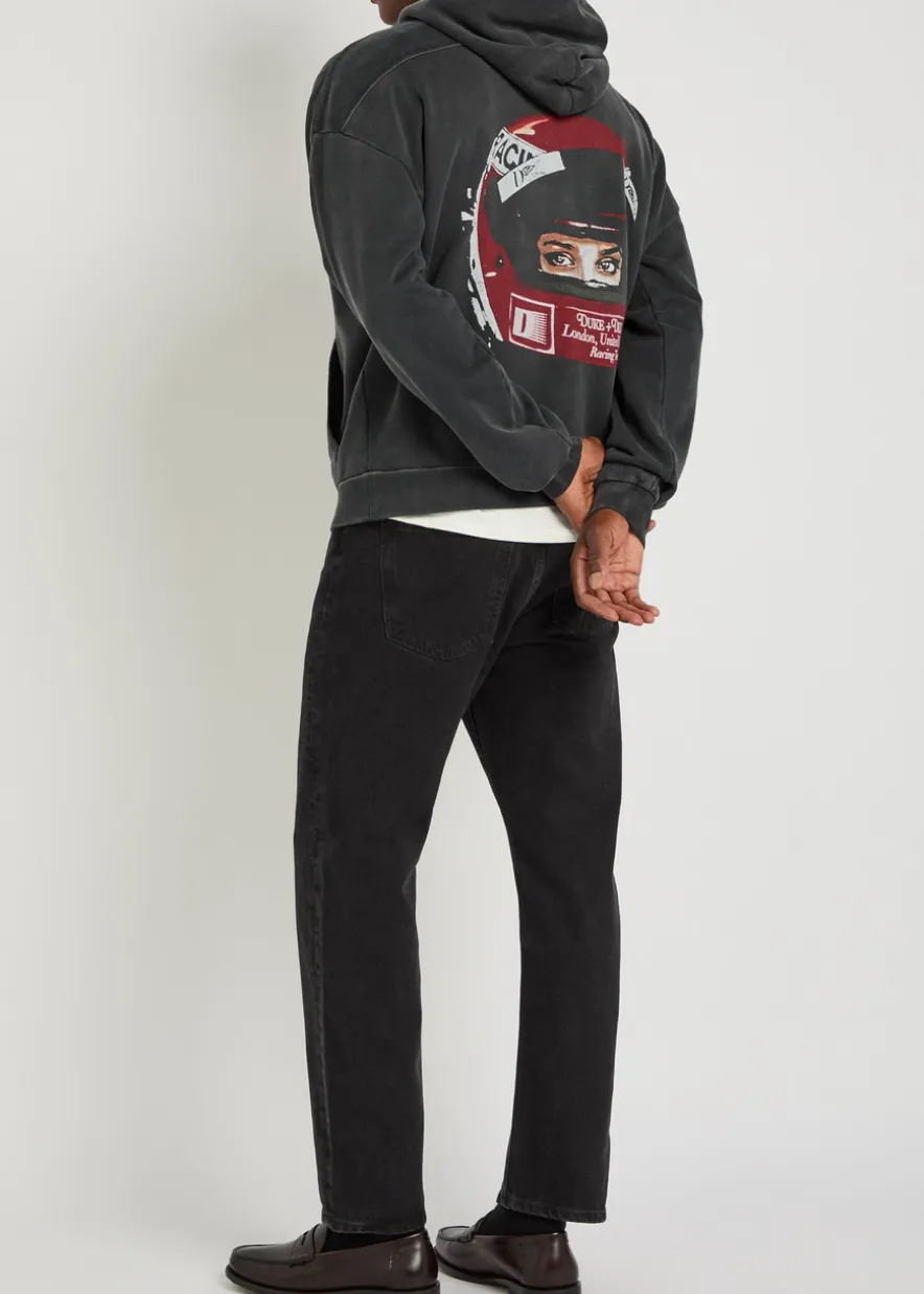 Helmet printed cotton sweatshirt