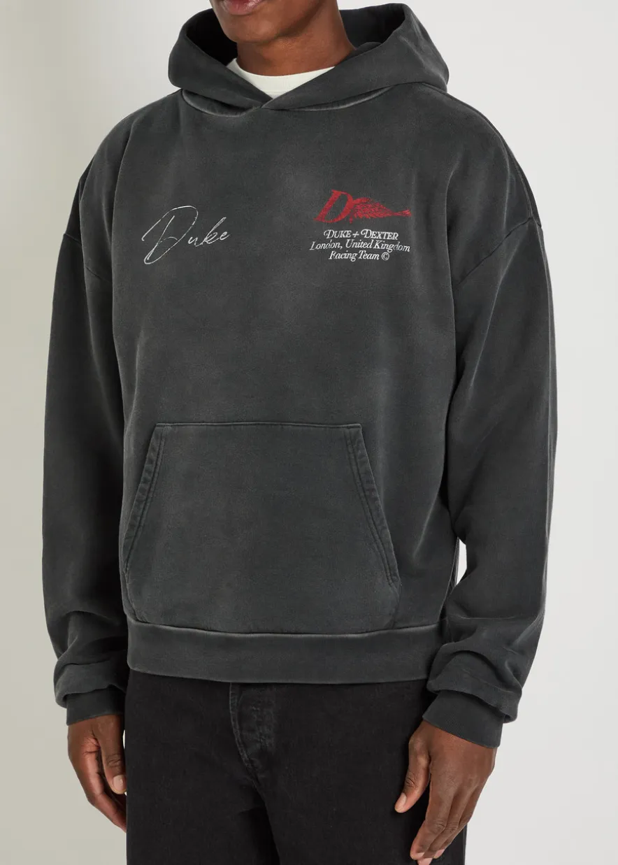 Helmet printed cotton sweatshirt