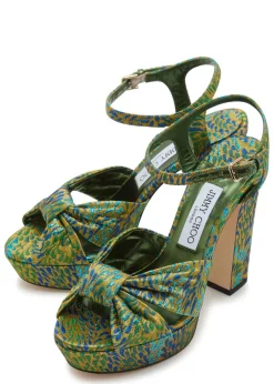 Heloise 120 brocade platform sandals