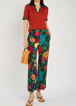 Hendrix floral-print woven trousers