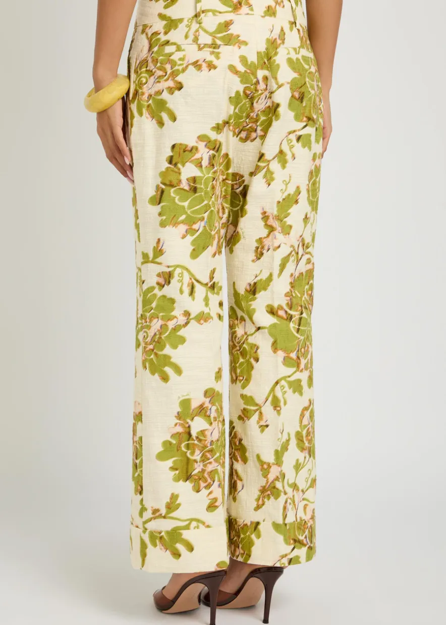 Hendrix floral-print woven trousers