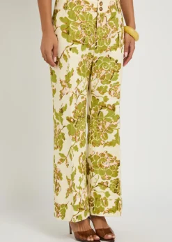 Hendrix floral-print woven trousers