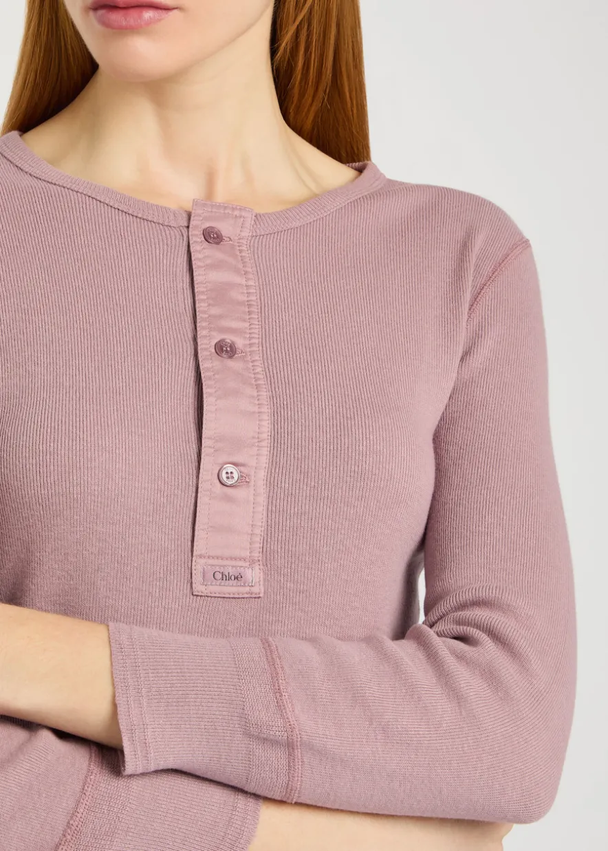 Henley cotton top