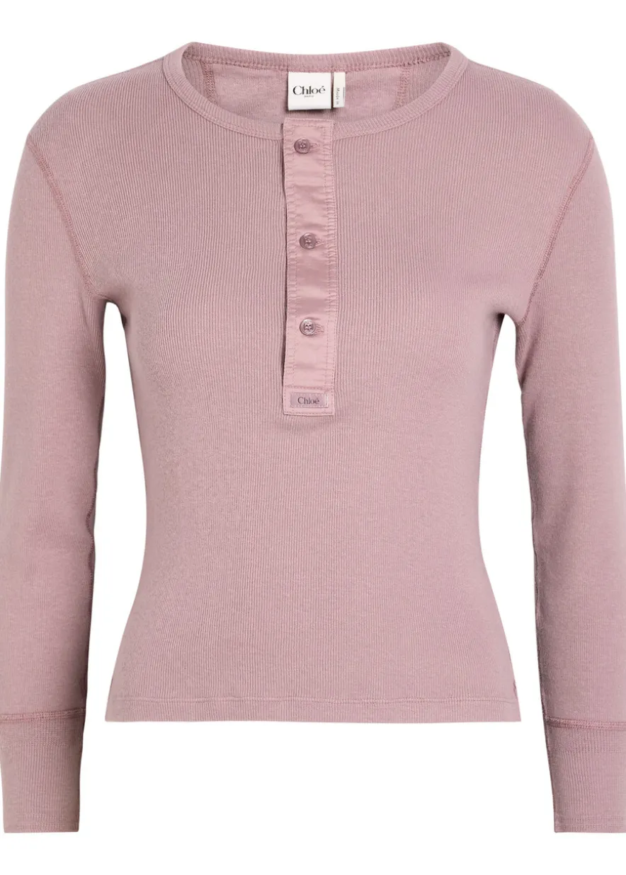Henley cotton top