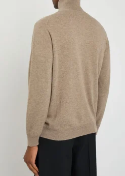 Heriot quarter-zip cashmere jumper