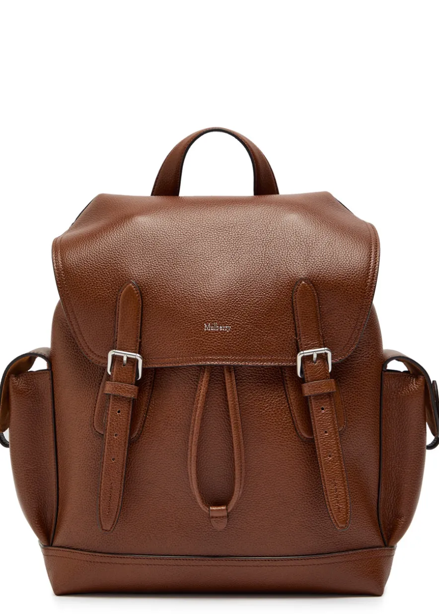 Heritage pebbled leather backpack