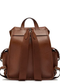 Heritage pebbled leather backpack