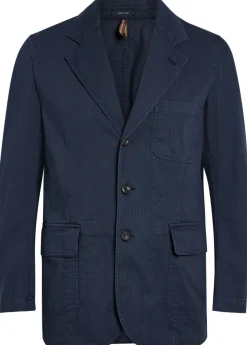 Herringbone cotton-twill jacket