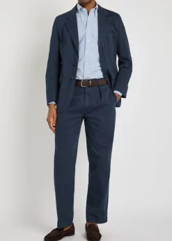 Herringbone cotton-twill jacket