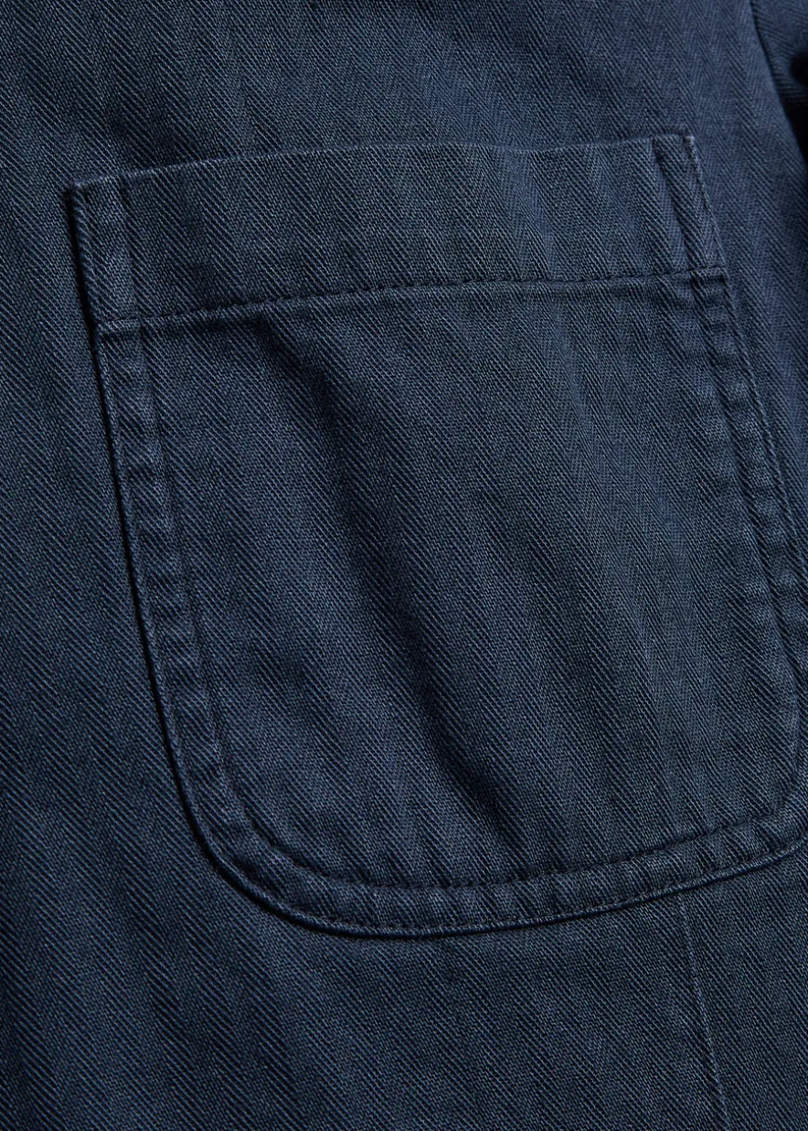 Herringbone cotton-twill jacket