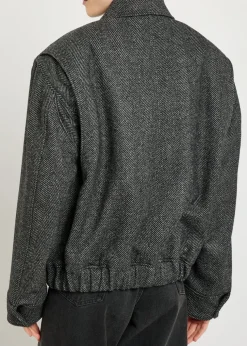 Herringbone wool jacket