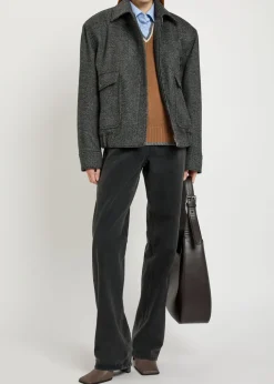 Herringbone wool jacket