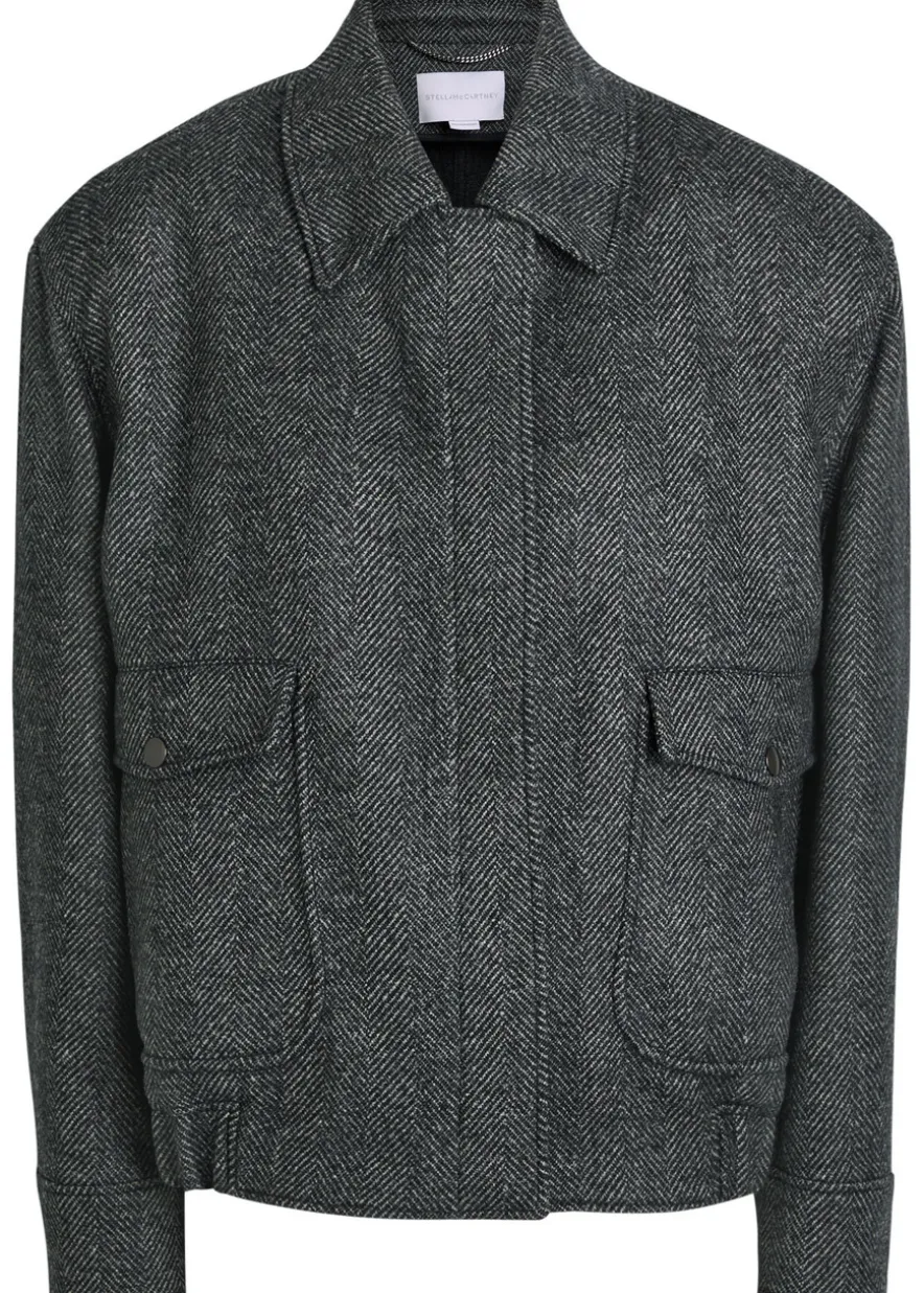 Herringbone wool jacket
